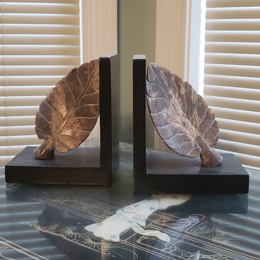 Marble Book Ends